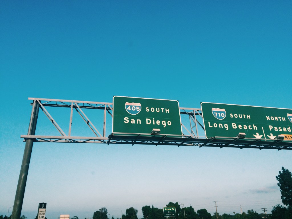 San Diego Highway sign 